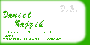 daniel majzik business card